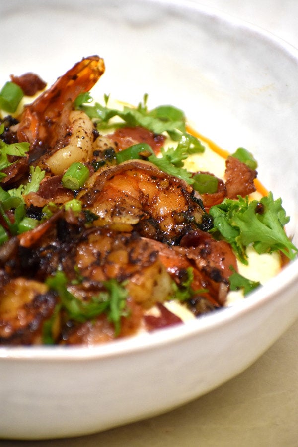 Blackened (AKA Cajun) Shrimp and Grits - GypsyPlate