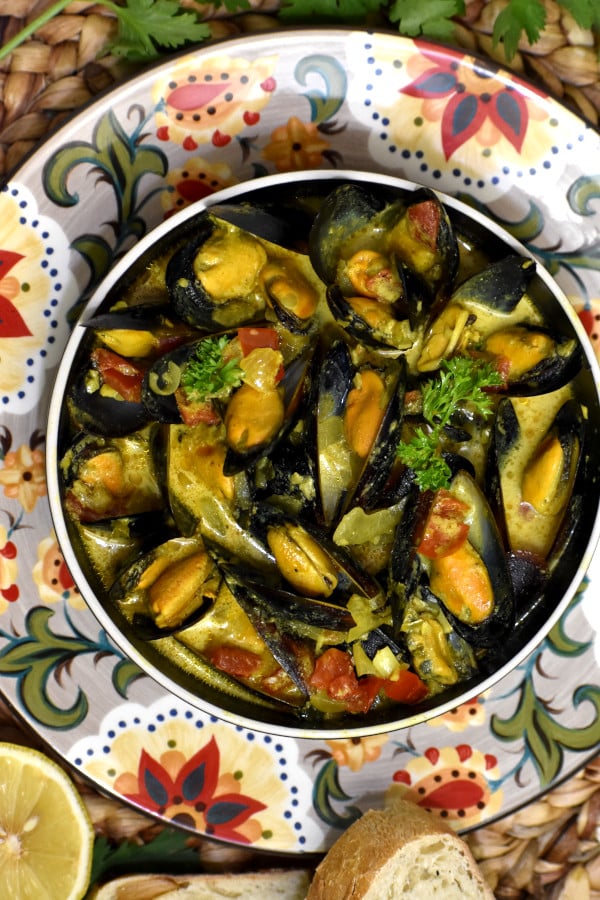 Caribbean Coconut Mussel Curry GypsyPlate