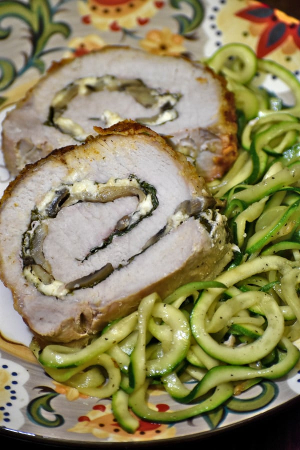 Pork Pinwheels with Zucchiccine GypsyPlate