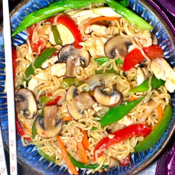 20-minute Chicken Ramen Stir-Fry