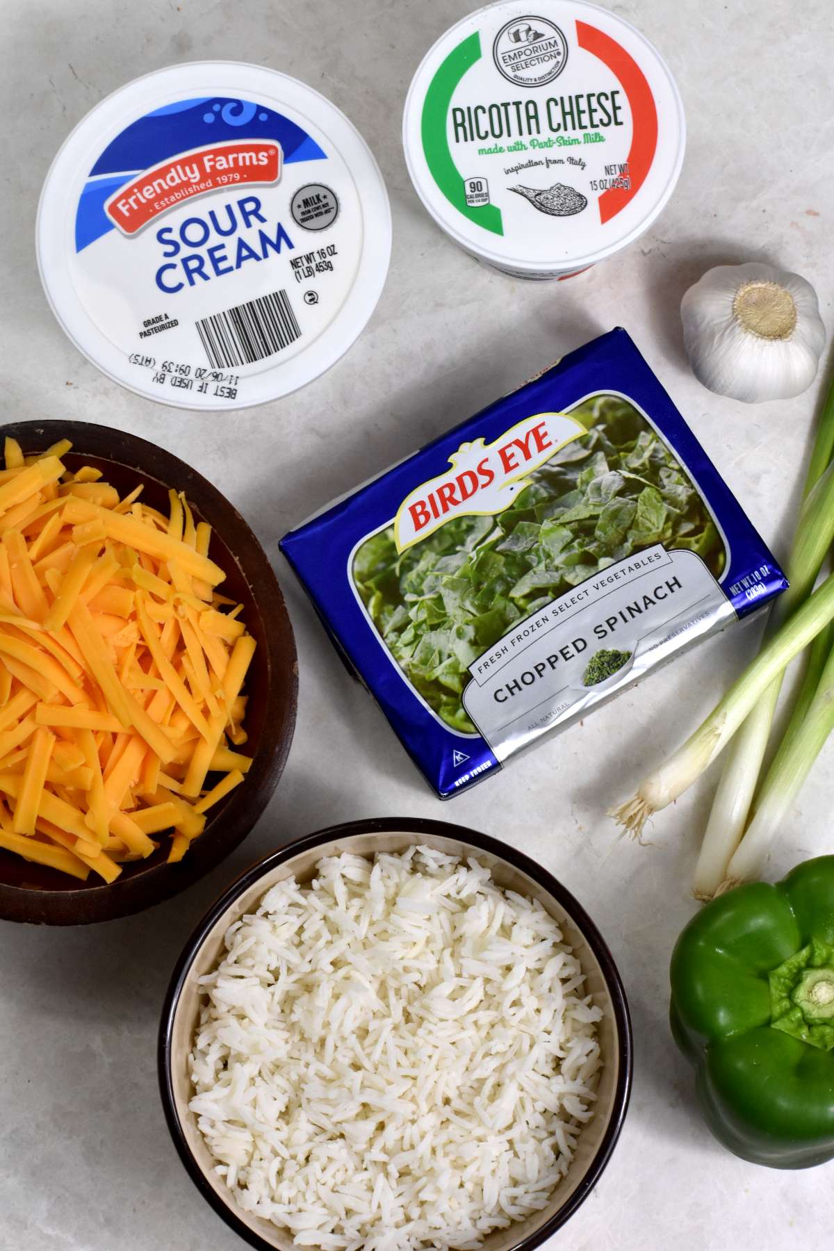 Green Rice Casserole (with Spinach & Peppers) GypsyPlate