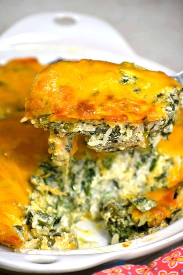 The 40 BEST Comfort Food Recipes - green rice casserole.