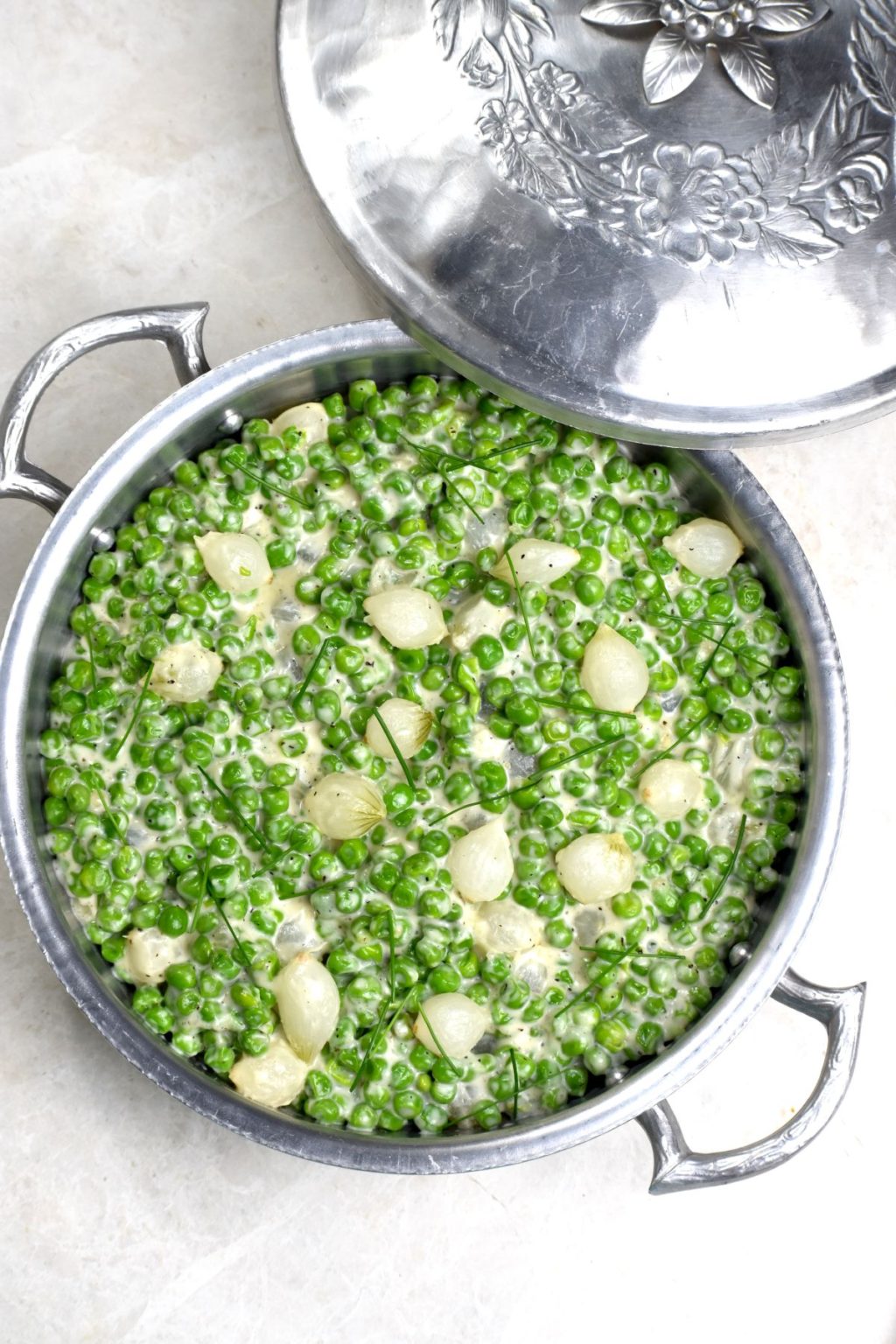 Creamed Peas with Pearl Onions GypsyPlate