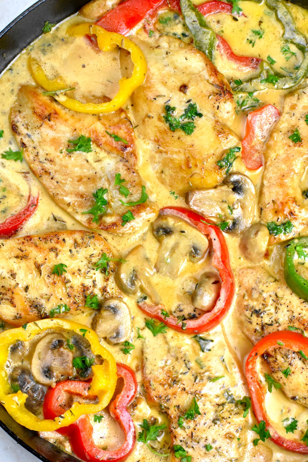 Easy Creamy Chicken Skillet GypsyPlate