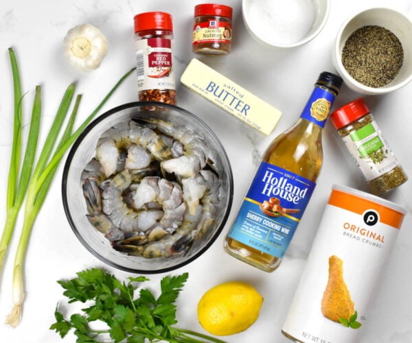 Ingredients for this recipe, as listed below.