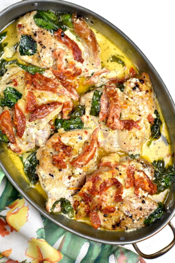 Crockpot Tuscan Chicken Recipe - Moms with Crockpots