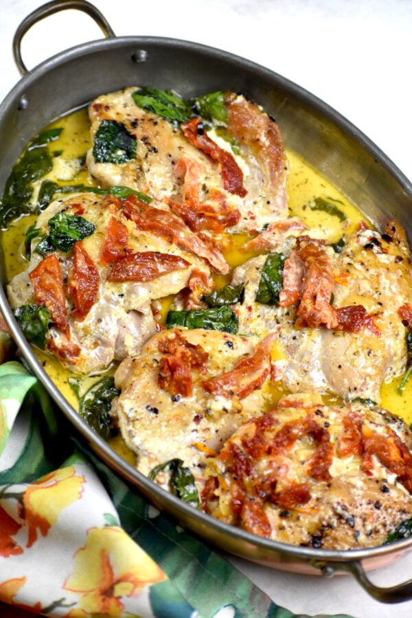 Crockpot Tuscan Chicken