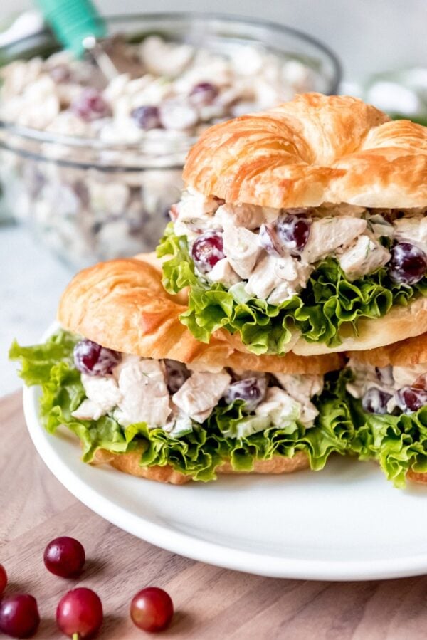 The 35 BEST Leftover Chicken Recipes - chicken salad.