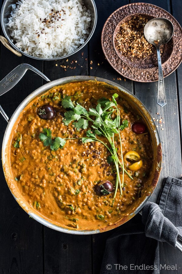 35 BEST Lentil Recipes - coconut lentil curry.