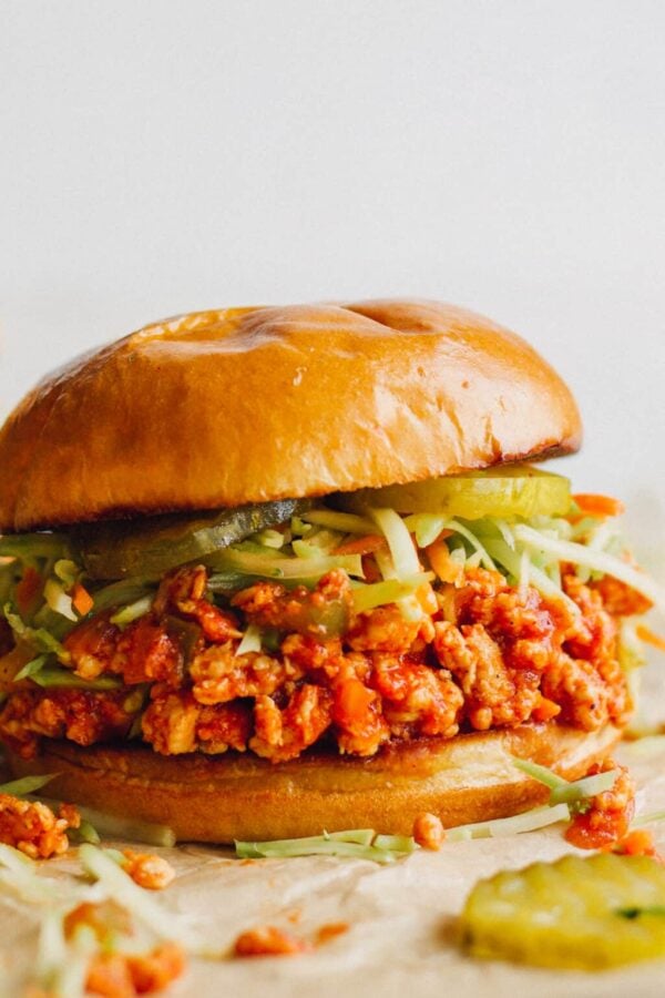 de 30 + beste gemalen kip Recepten-Sloppy Joes.