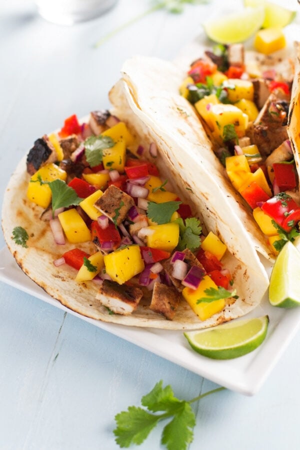 The 35 BEST Taco Recipes - jerk chicken.