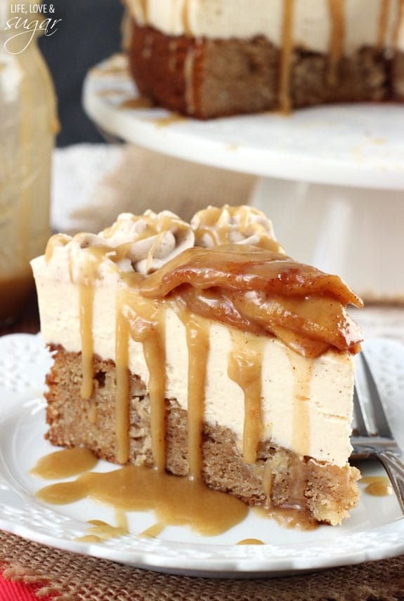 The 35 BEST Cheesecake Recipes - caramel apple.