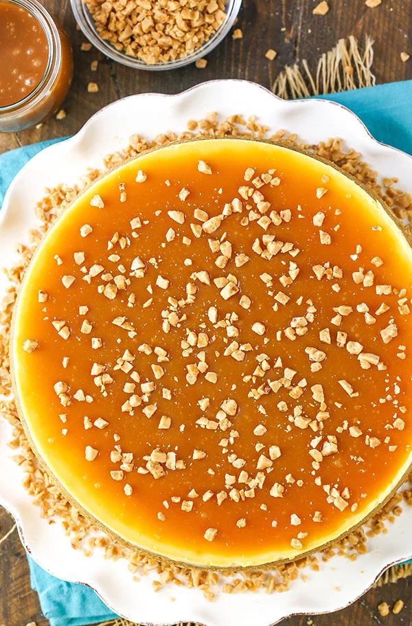 The 35 BEST Cheesecake Recipes - salted caramel.