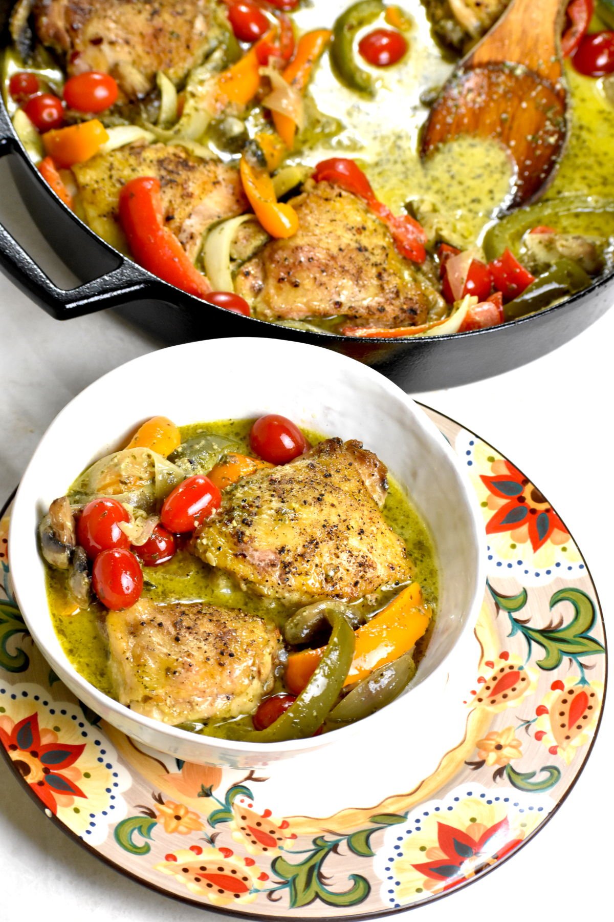 Creamy Pesto Chicken Skillet GypsyPlate