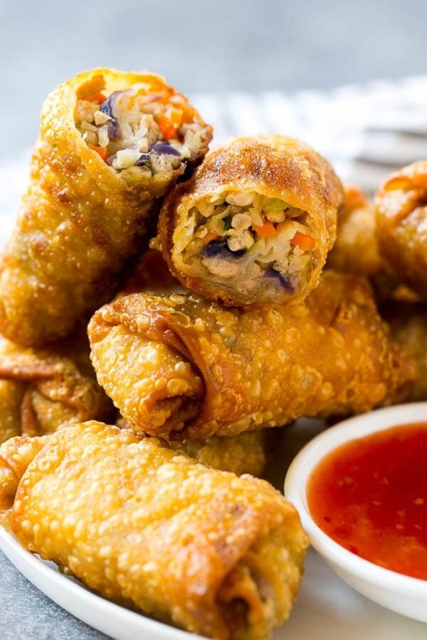 The 35 BEST Ground Pork Recipes - egg rolls.