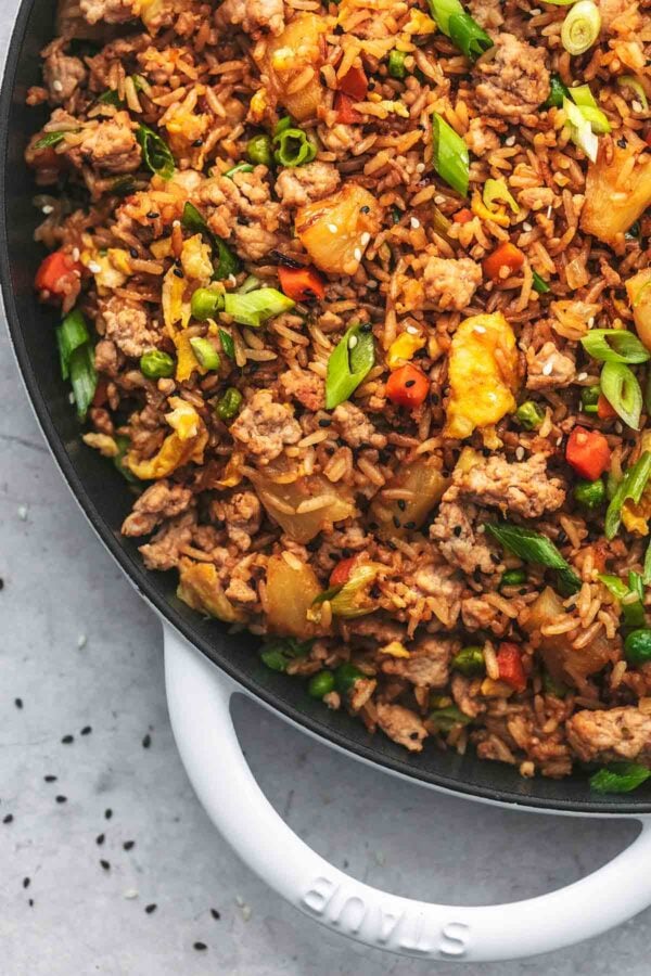 The 35 BEST Ground Pork Recipes - fried rice.