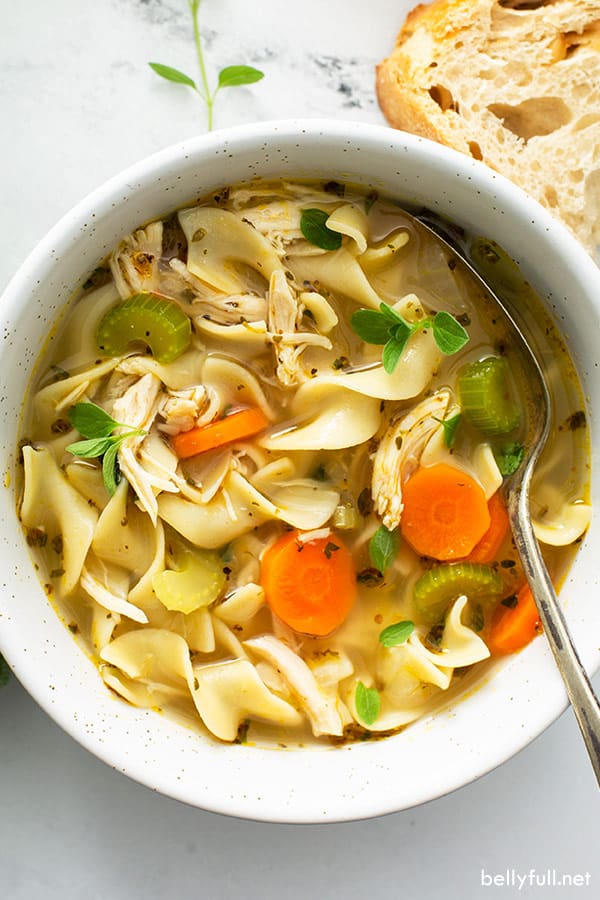 The 40 BEST Soup Recipes - chicken noodle.
