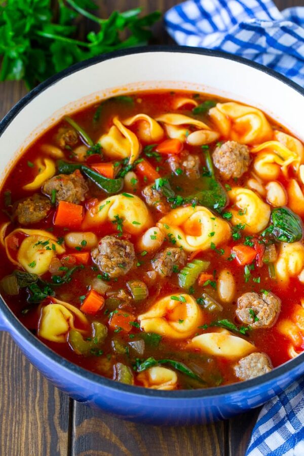 The 30 BEST Quick Dinners - tortellini soup.