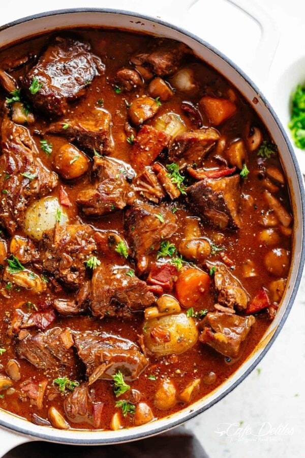 The 40 BEST Comfort Food Recipes - beef bourguignon.