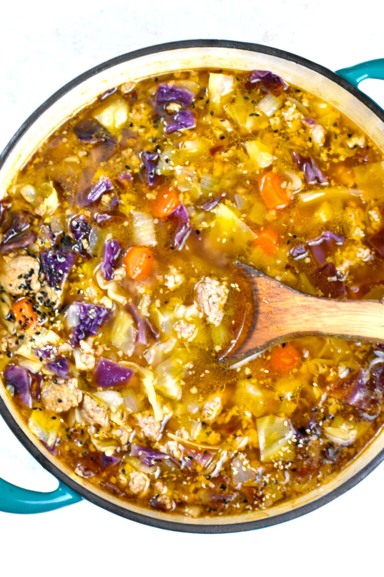 Egg Roll Soup (Tastes Just Like an Egg Roll!)