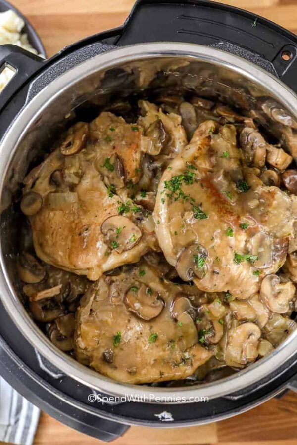 Crock Pot Pork Chops (with gravy) - Spend With Pennies