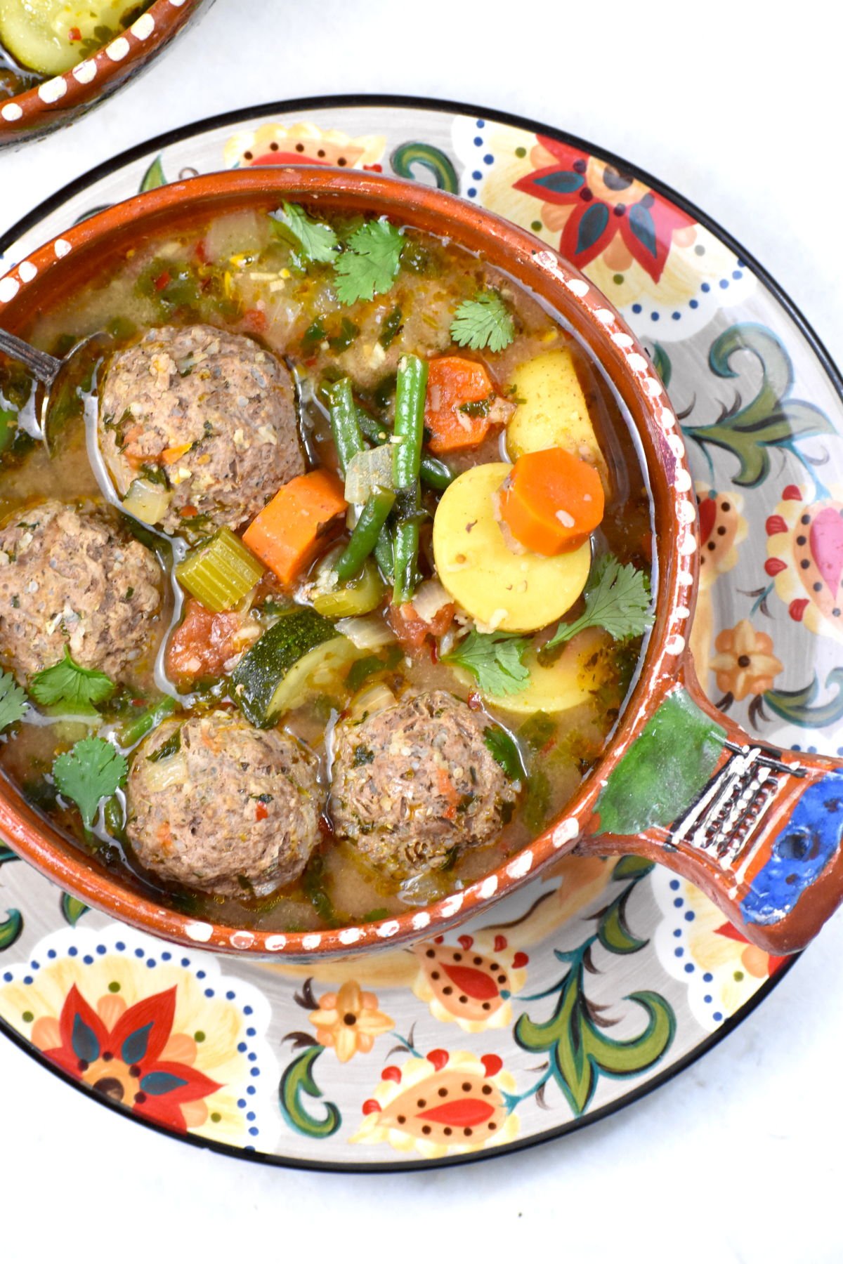 Albondigas Soup (Mexican Meatball Soup) GypsyPlate