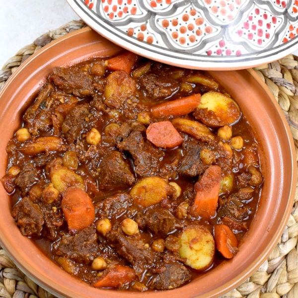 Moroccan Beef Tagine (Beef Stew with Tomatoes & Onions)