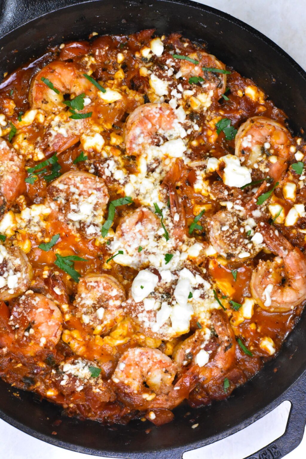 Greek Shrimp and Grits (Shrimp Saganaki Grits) GypsyPlate