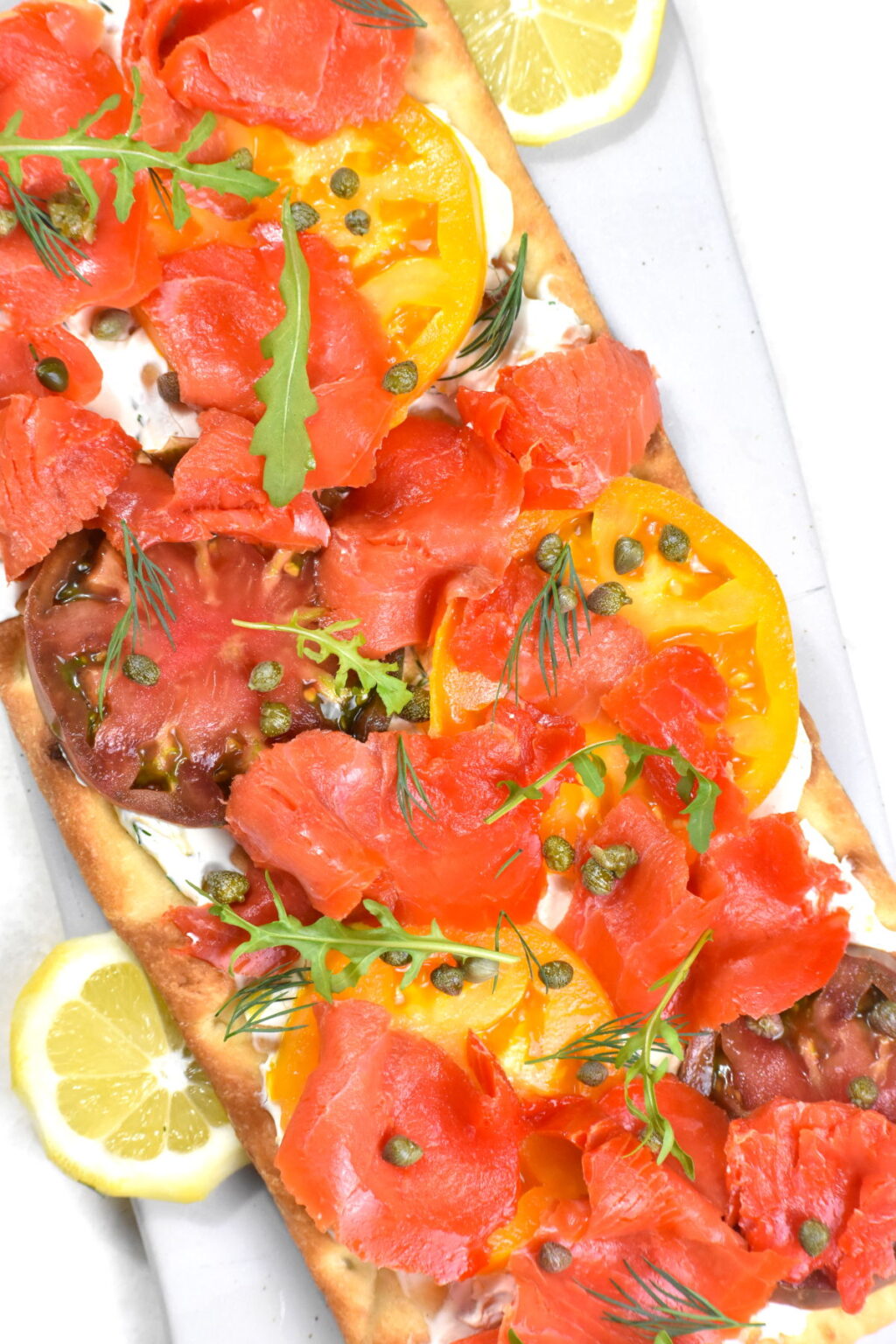 Smoked Salmon Flatbread GypsyPlate
