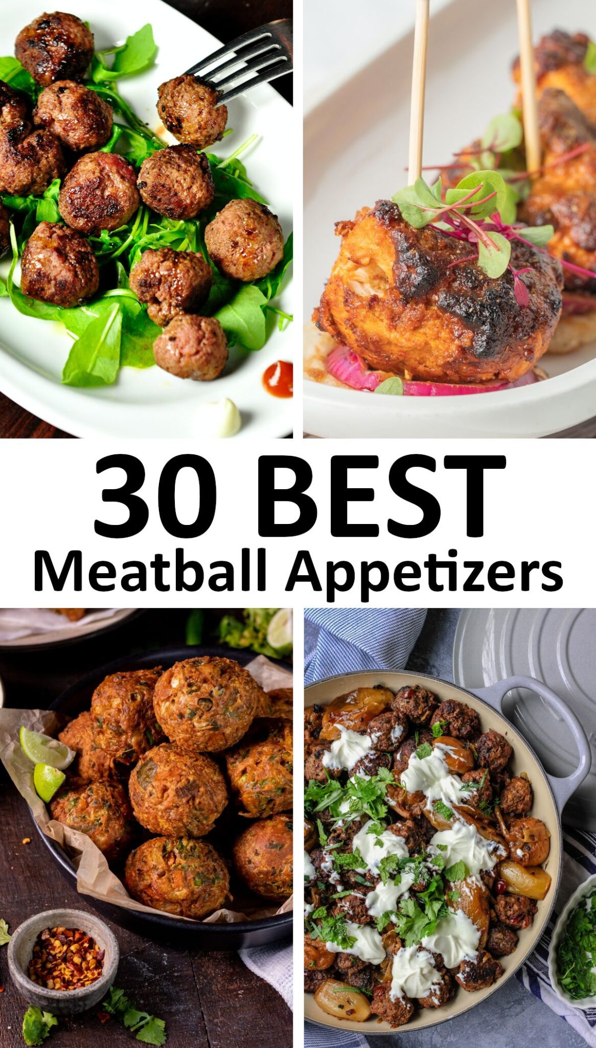 The 30 BEST Meatball Appetizers GypsyPlate