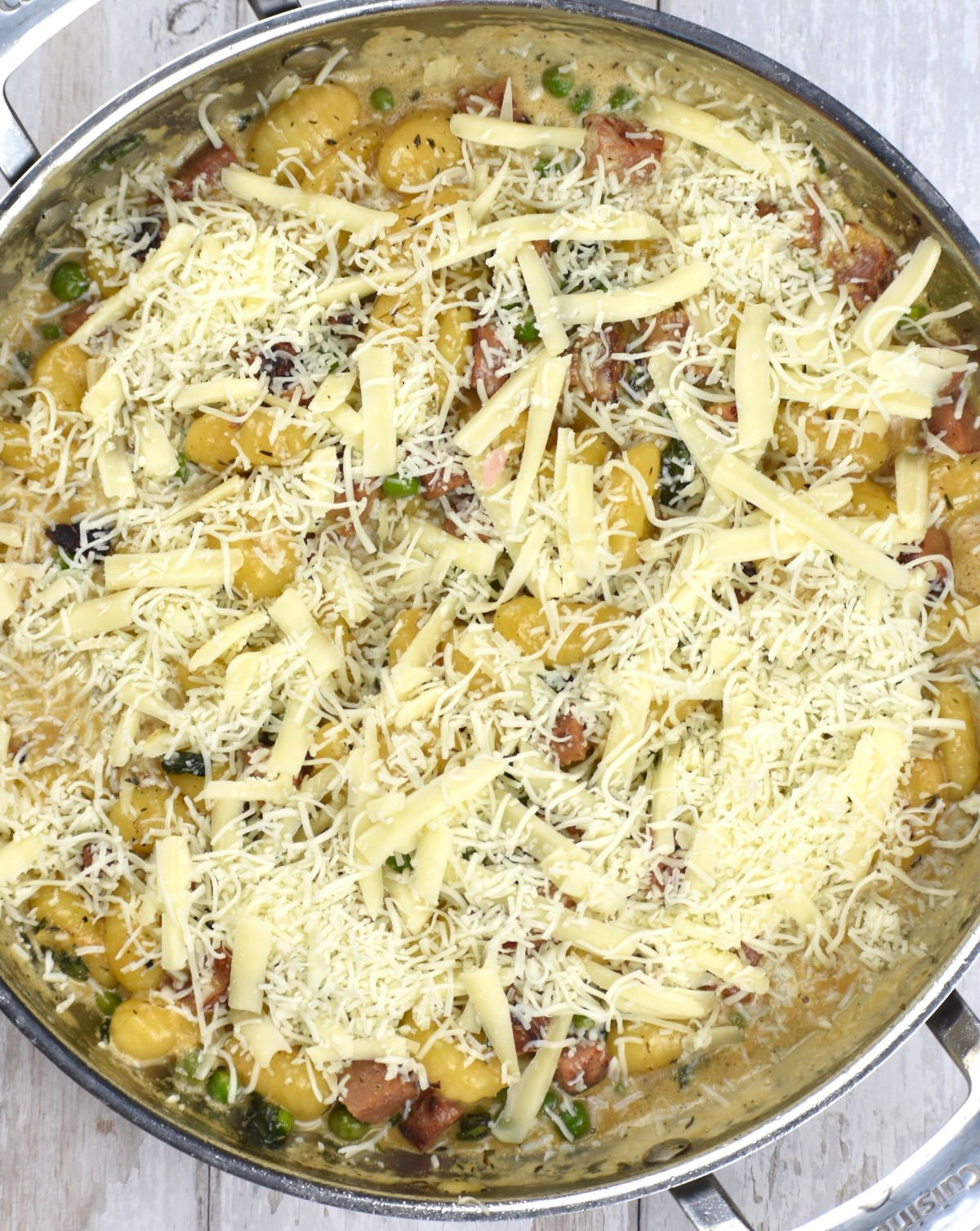Ham and Cheese Gnocchi Skillet GypsyPlate