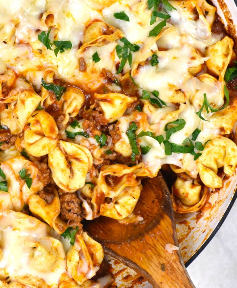 Cheesy Tortellini Bake - GypsyPlate