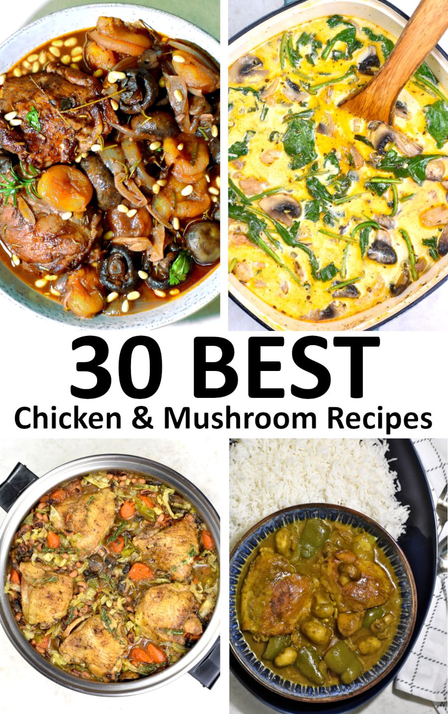 The 30 BEST Chicken and Mushroom Recipes - GypsyPlate