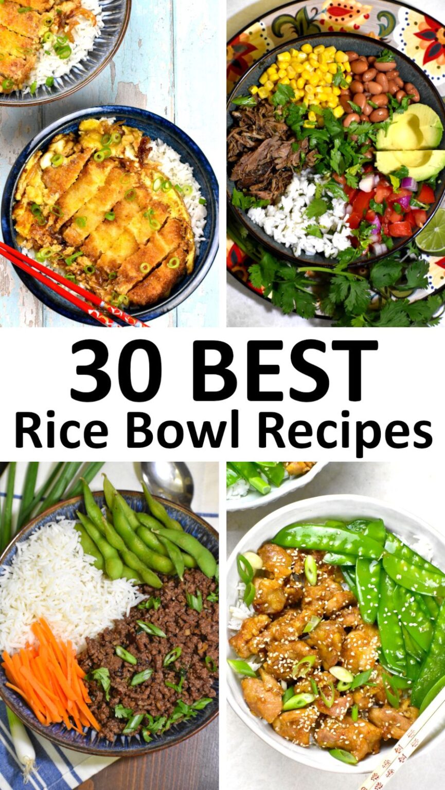 The 30 BEST Rice Bowl Recipes GypsyPlate