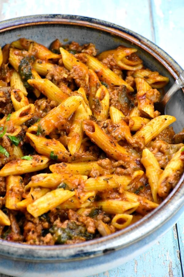 This easy Ground Turkey Pasta Bake is total comfort food that will be loved by the whole family.