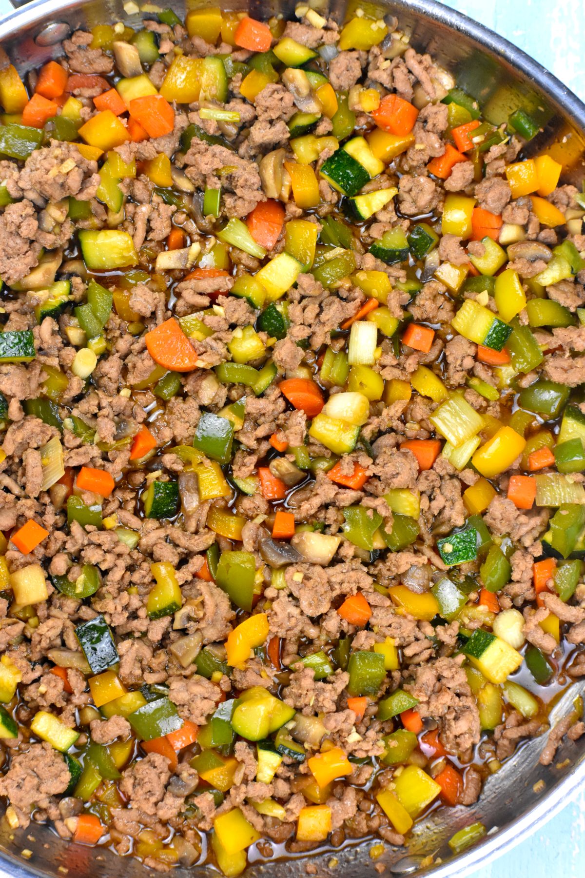 Ground Turkey Stir Fry (Healthy 25 Minute Recipe!)