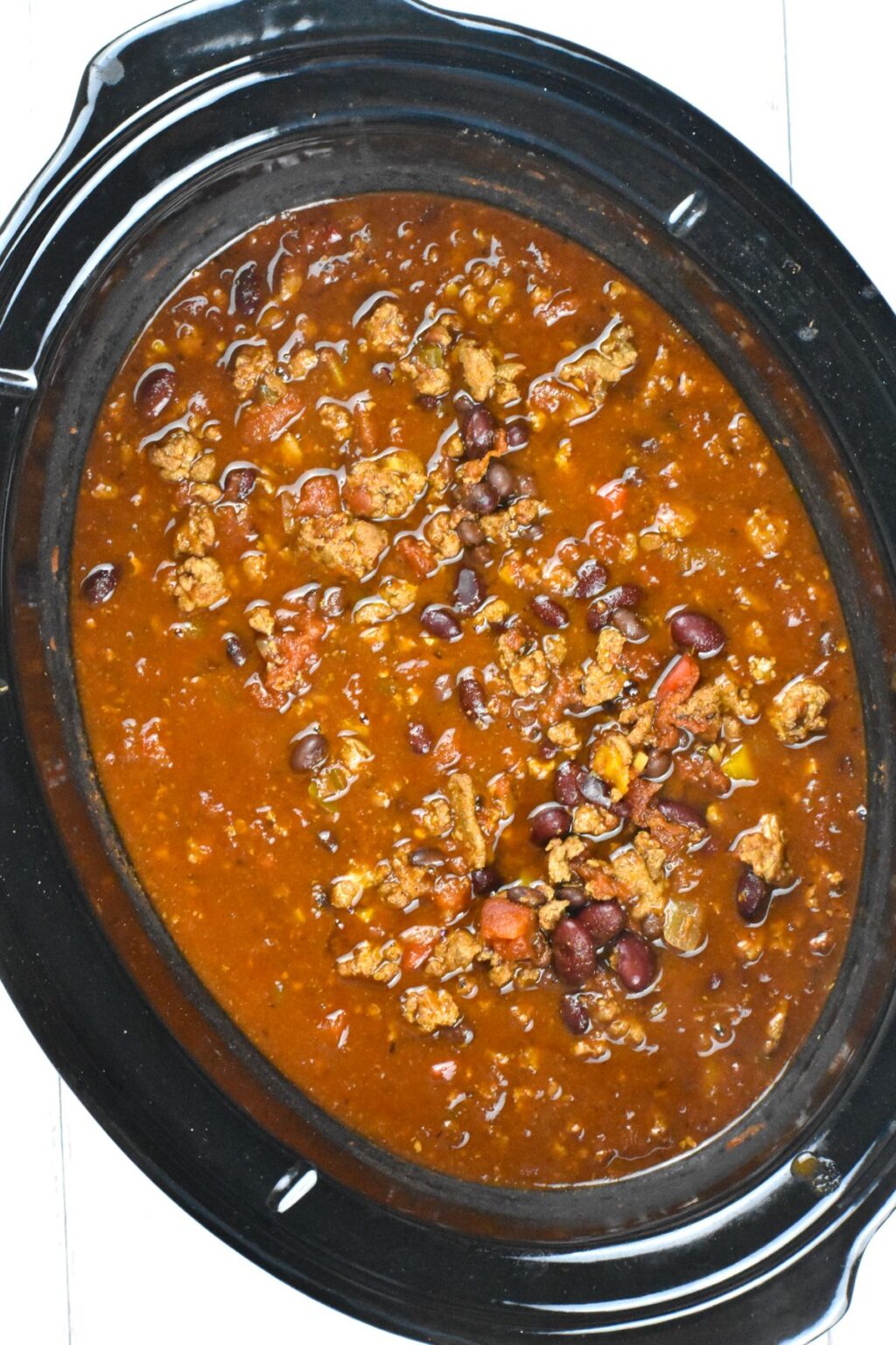 Ground Turkey Chili (Slow Cooker or Stove Top) - GypsyPlate