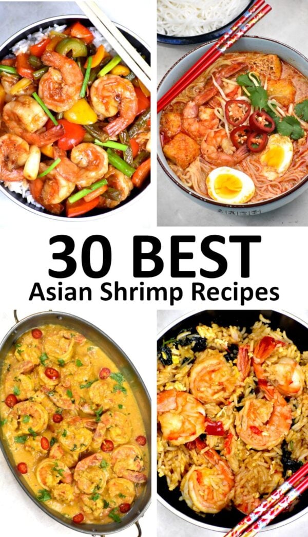 This collection of easy Asian Shrimp Recipes includes a huge variety of flavors and cooking techniques.