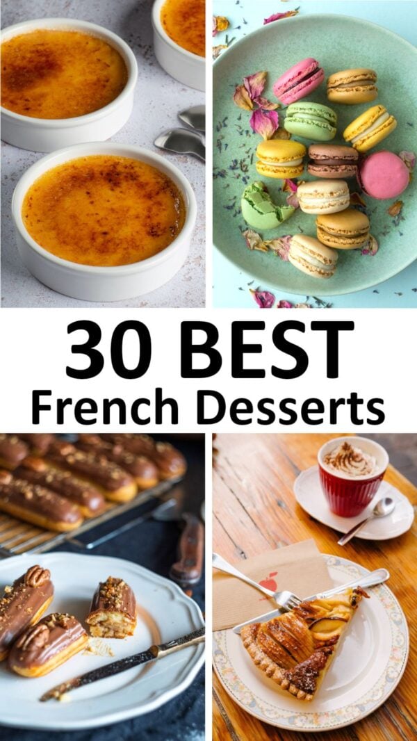 french foods desserts