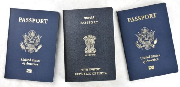 three passports