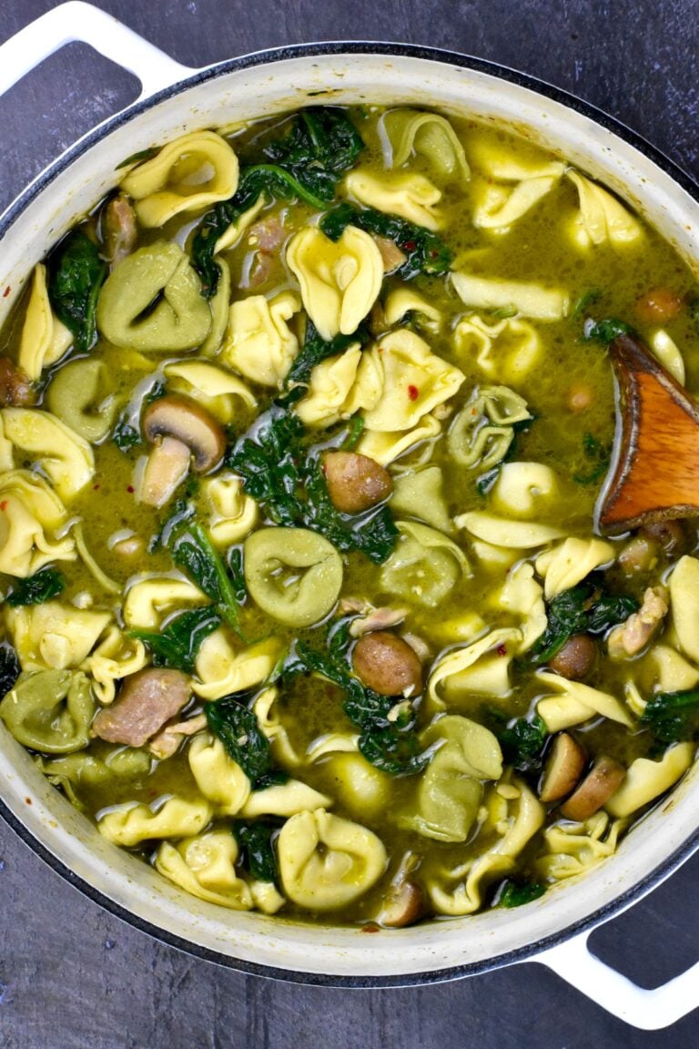 Pesto Tortellini Soup Gypsyplate