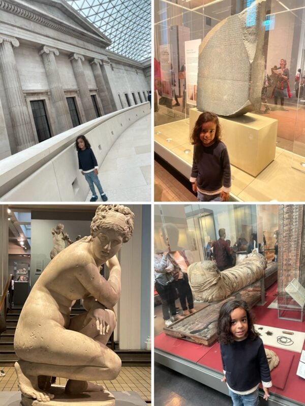 Things to Do in London - different displays inside british museum