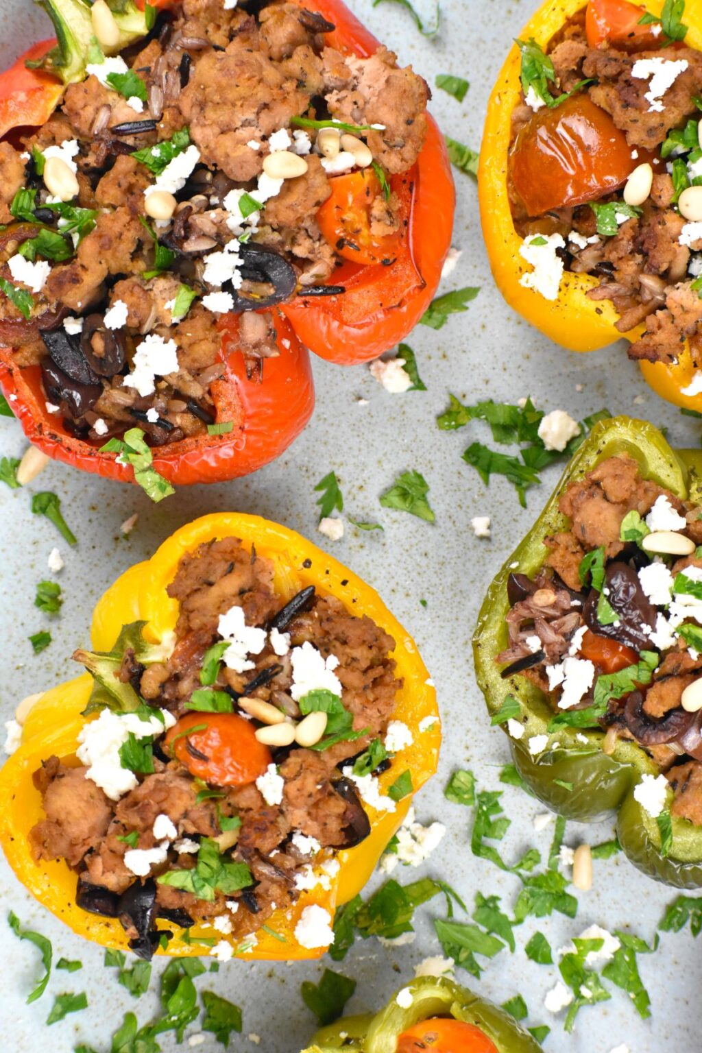 Ground Turkey Stuffed Peppers GypsyPlate