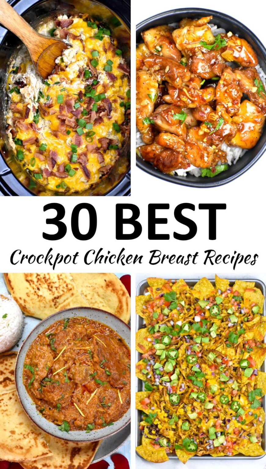 30 BEST Crockpot Chicken Breast Recipes (Set and