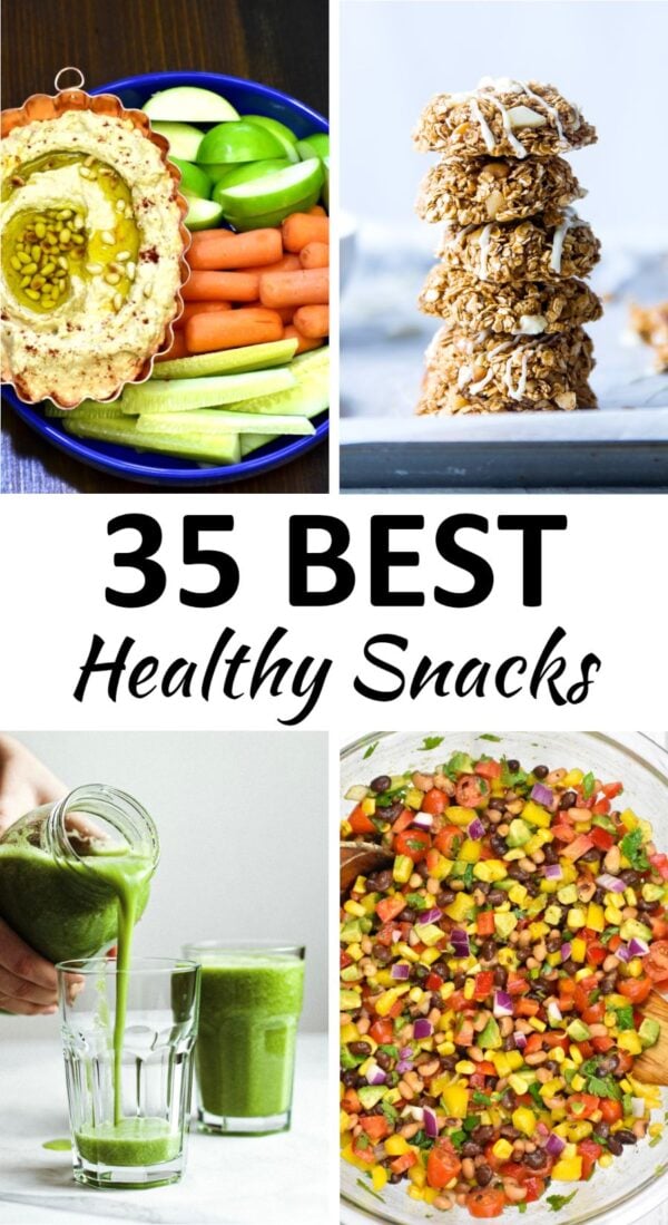 healthy snacks pin