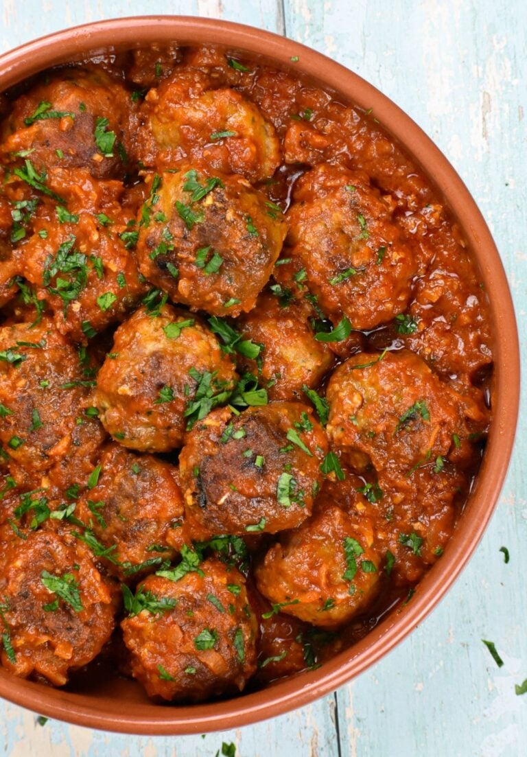 Albondigas (Spanish Meatballs) - GypsyPlate
