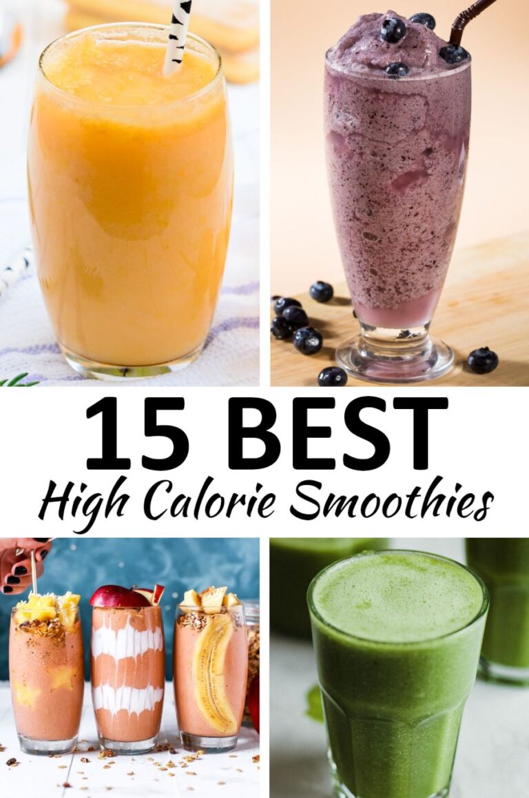 The 15 BEST High Calorie Smoothies for Weight Gain GypsyPlate