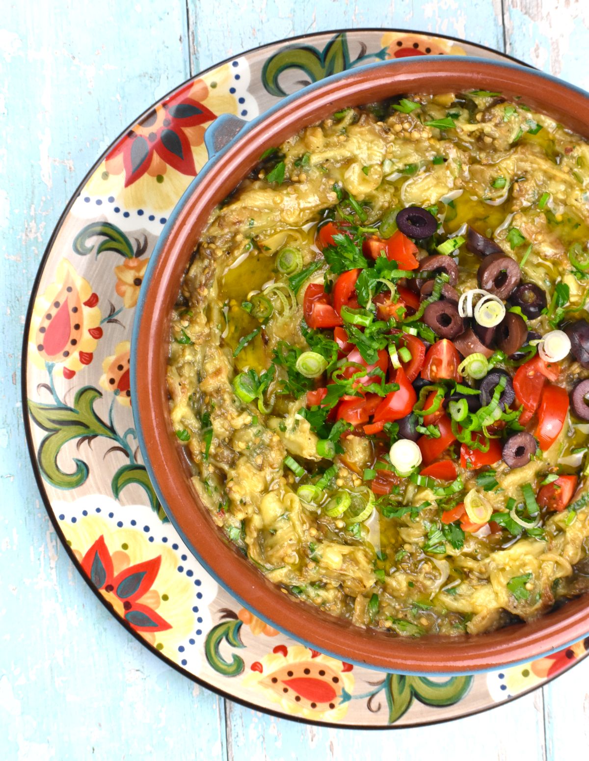 Melitzanosalata (Greek Eggplant Dip) GypsyPlate