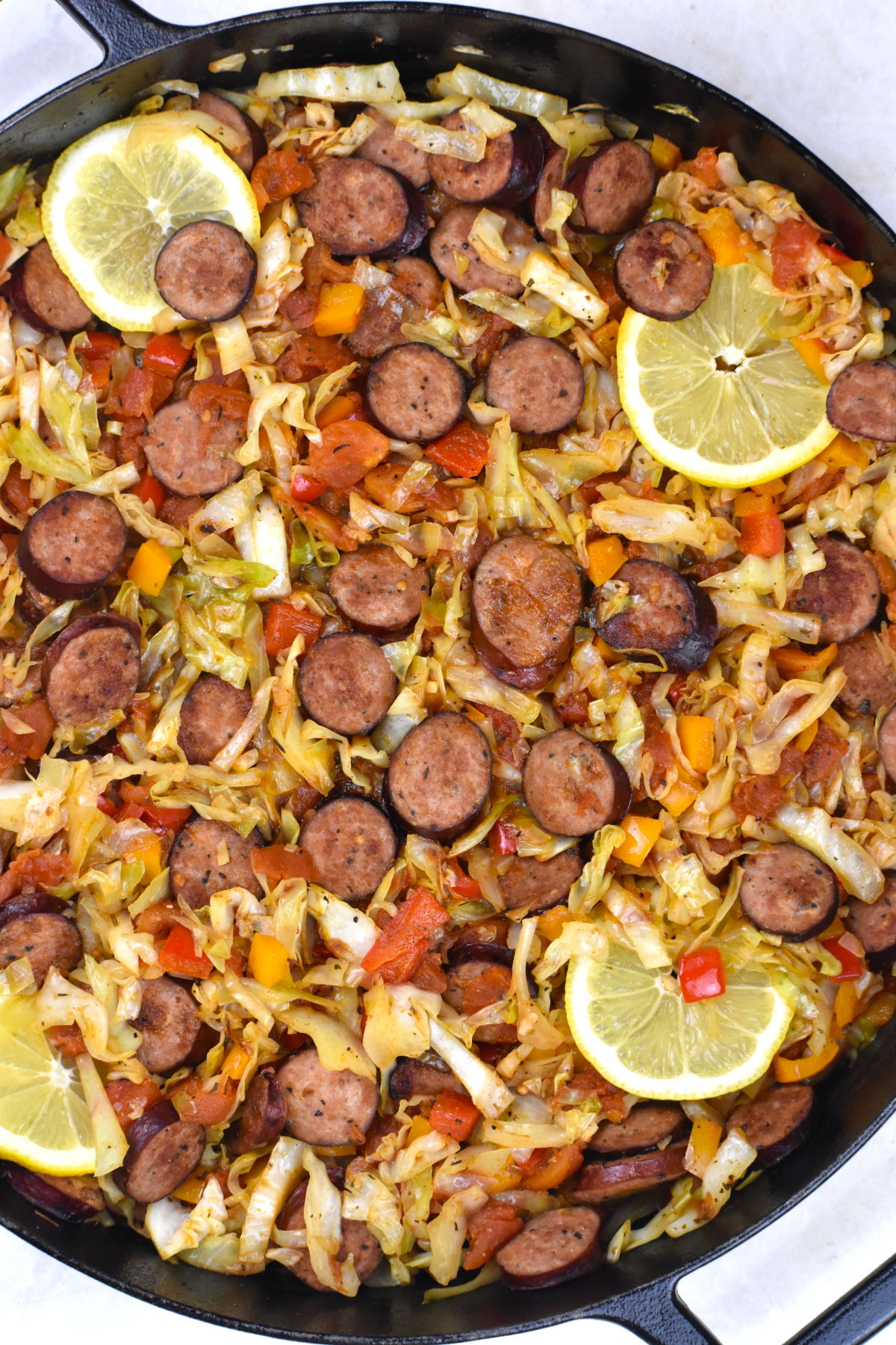 Cabbage and Sausage Skillet - GypsyPlate