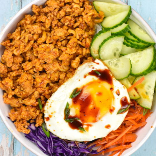 Korean Ground Chicken Bowl GypsyPlate